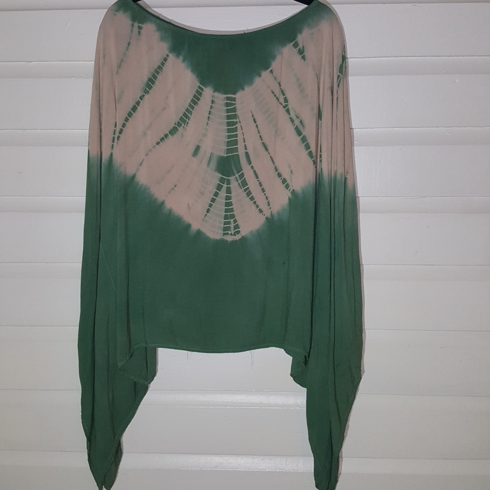 Tie dye poncho/cape